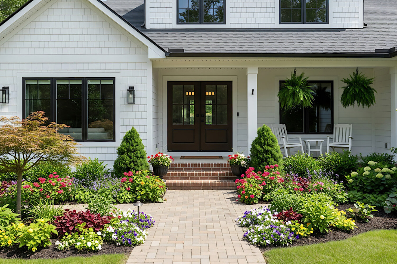 Front Entry Landscaping ideas around home in Naperville