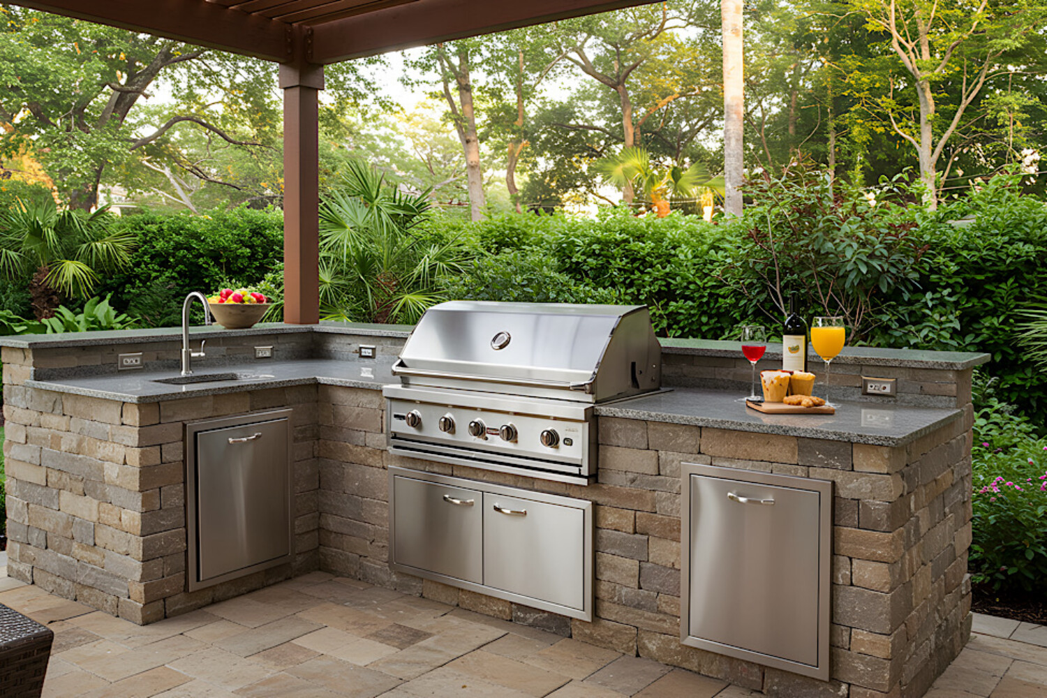 Outdoor Kitchen Landscaping in Naperville