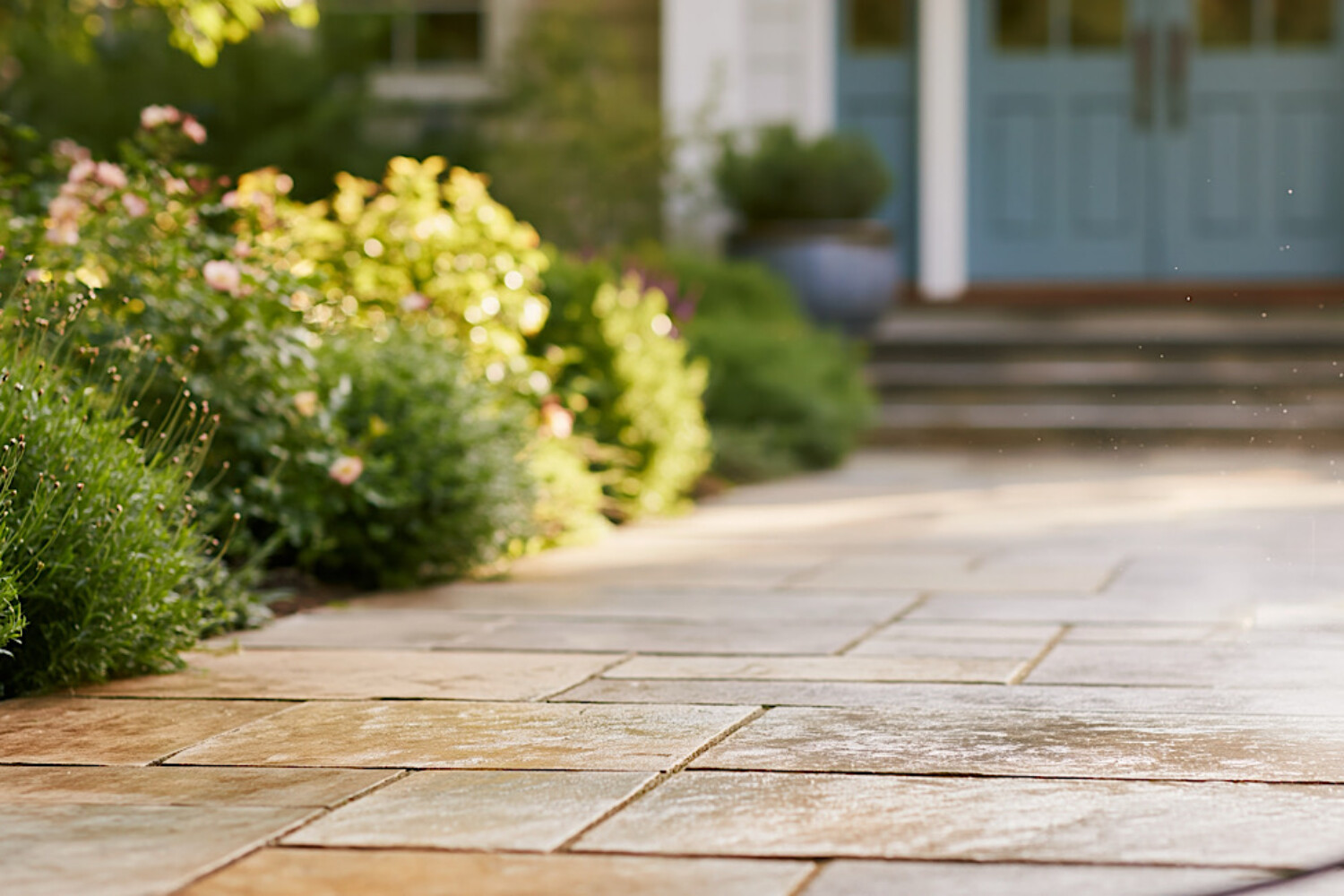 Front yard Walkway Landscaping in Naperville