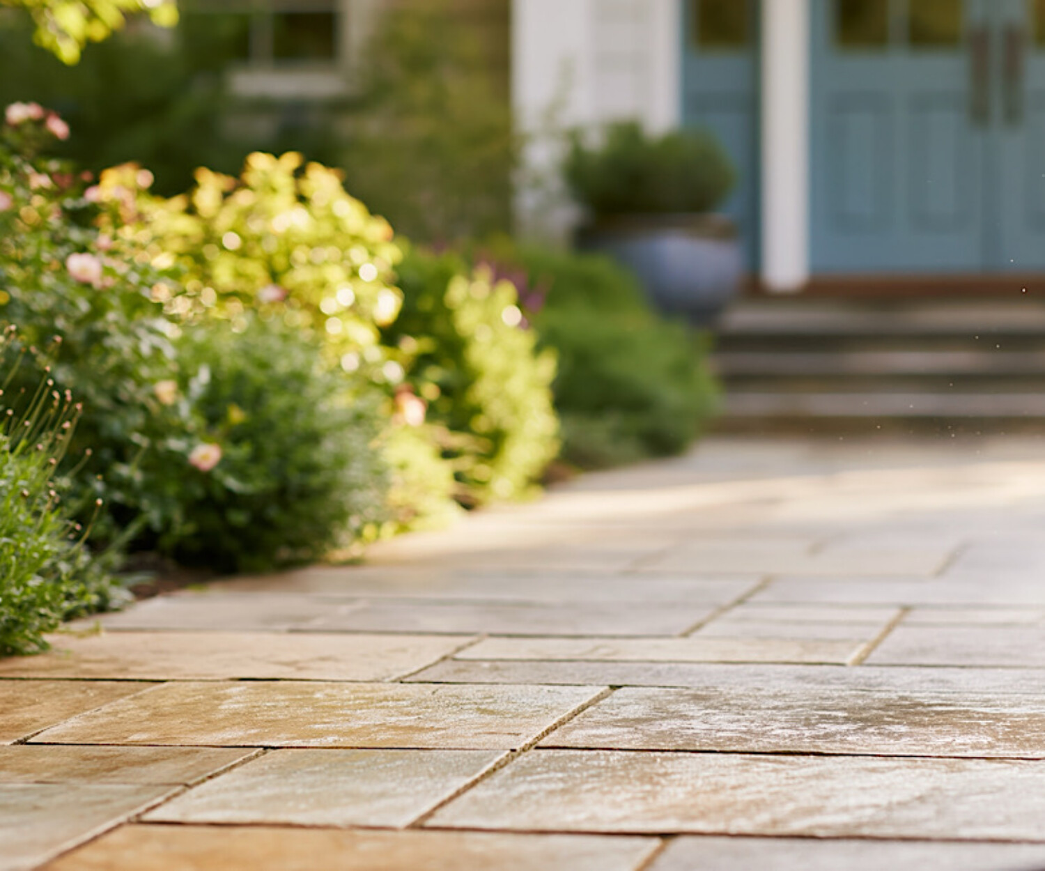 Front yard Walkway Landscaping in Naperville